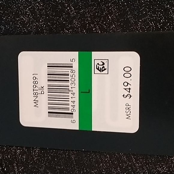 Marc New York Black and Silver Sparkly Top LG - Picture 9 of 10